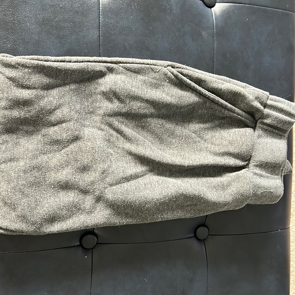 Gray sweat pants